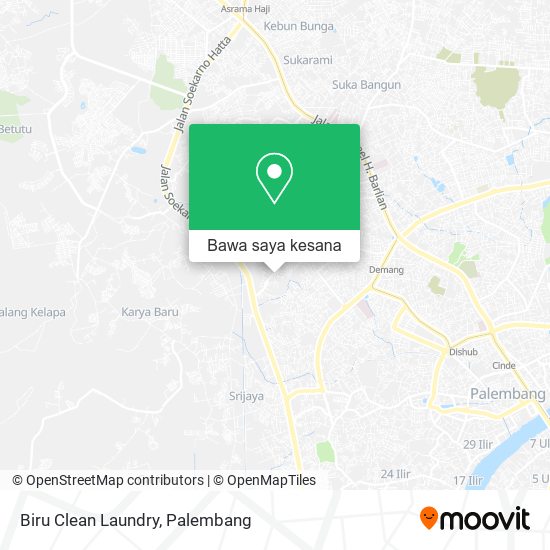 Peta Biru Clean Laundry