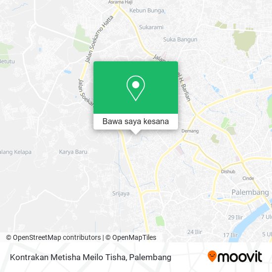 Peta Kontrakan Metisha Meilo Tisha
