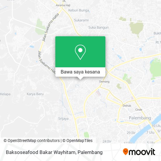 Peta Baksoseafood Bakar Wayhitam