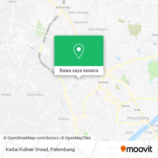 Peta Kedai Kuliner Dread