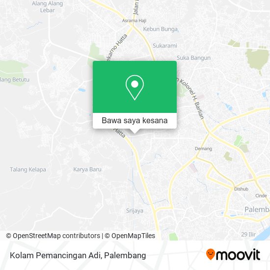 Peta Kolam Pemancingan Adi