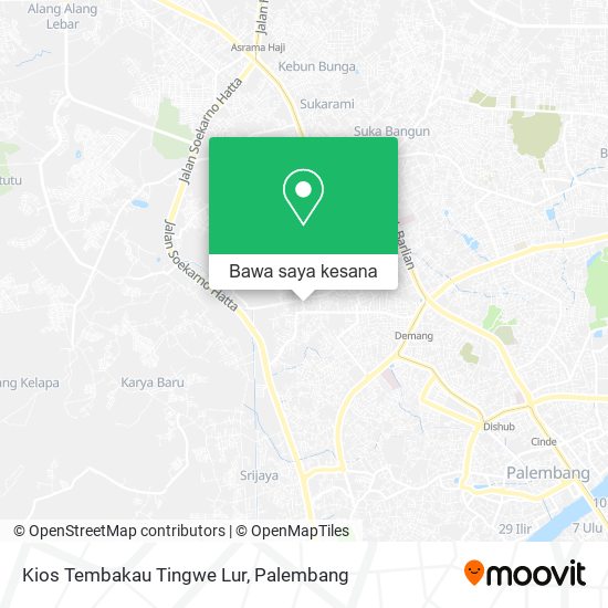 Peta Kios Tembakau Tingwe Lur