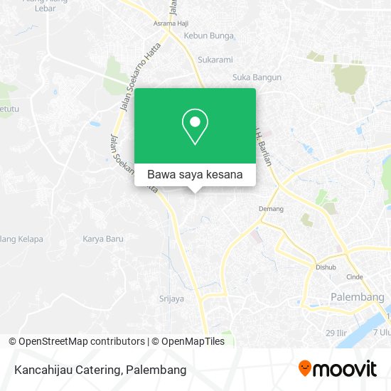 Peta Kancahijau Catering