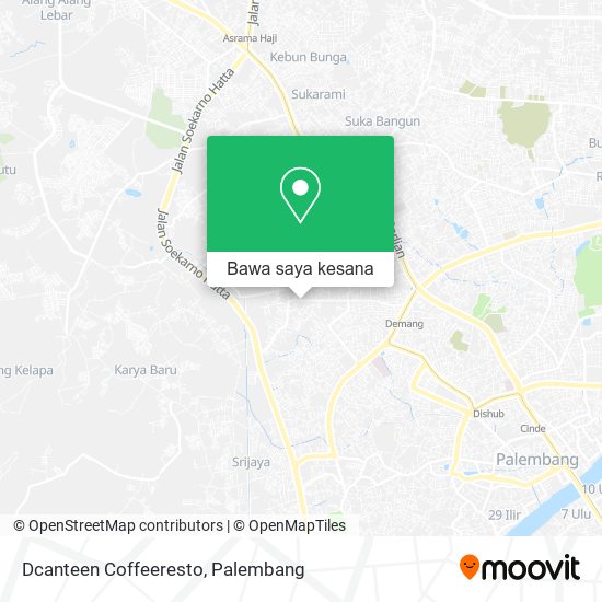 Peta Dcanteen Coffeeresto