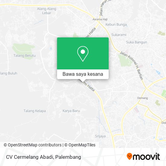 Peta CV Cermelang Abadi