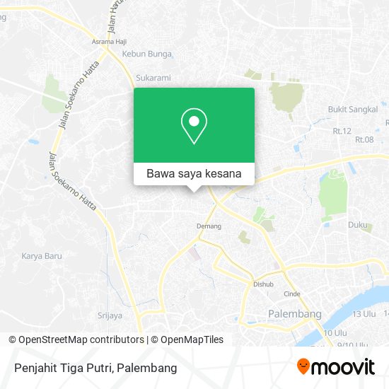 Peta Penjahit Tiga Putri