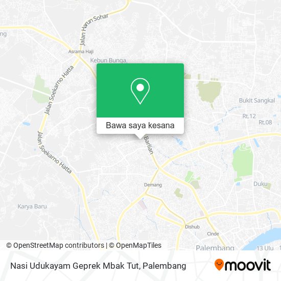 Peta Nasi Udukayam Geprek Mbak Tut