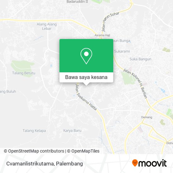Peta Cvamanlistrikutama