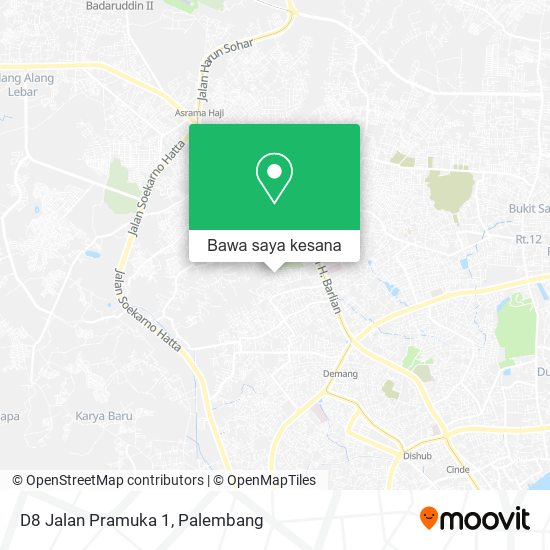 Peta D8 Jalan Pramuka 1