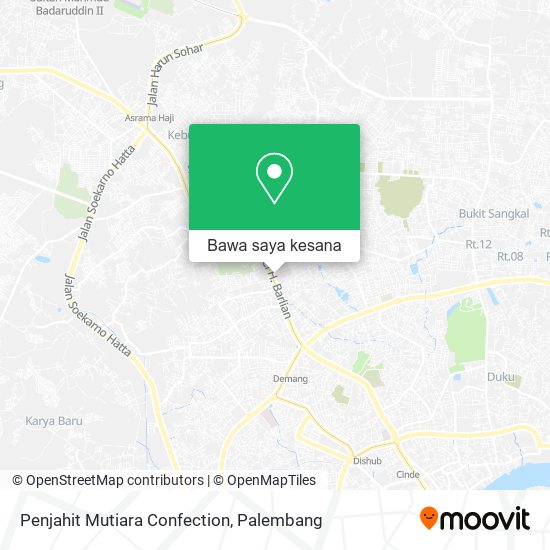 Peta Penjahit Mutiara Confection