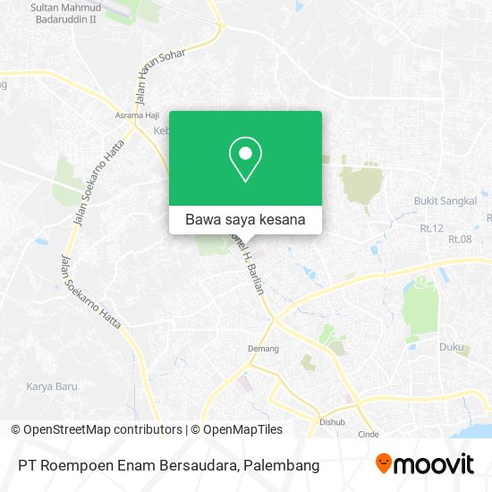 Peta PT Roempoen Enam Bersaudara