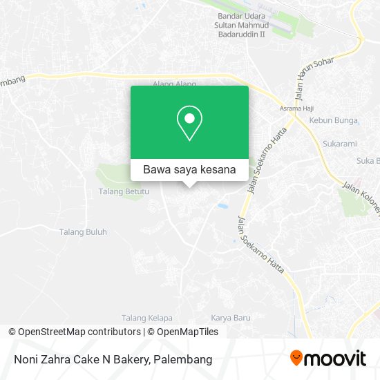 Peta Noni Zahra Cake N Bakery