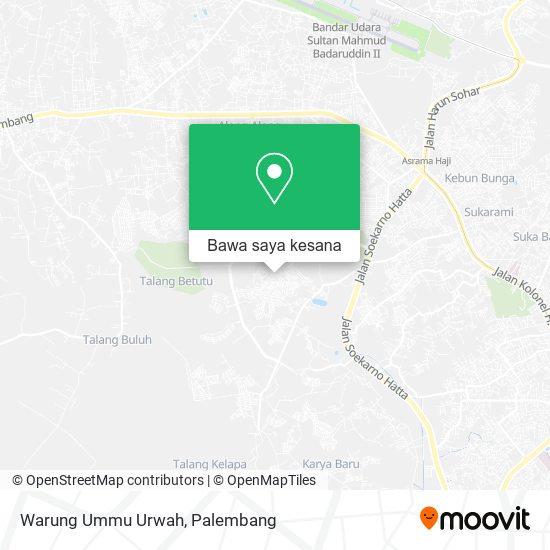 Peta Warung Ummu Urwah