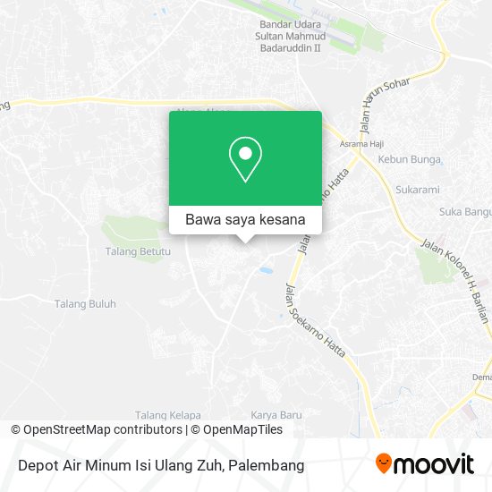 Peta Depot Air Minum Isi Ulang Zuh