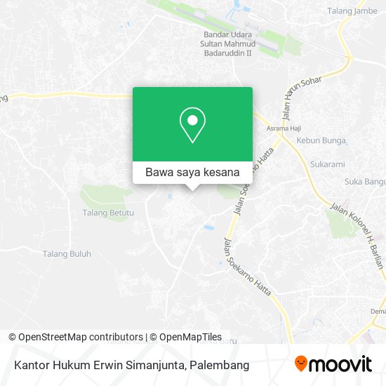 Peta Kantor Hukum Erwin Simanjunta