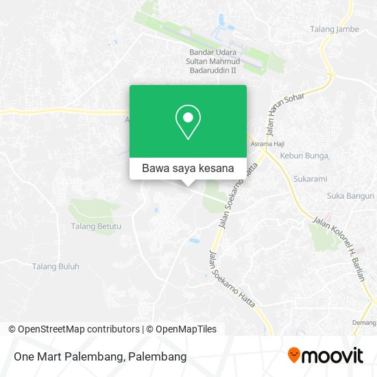 Peta One Mart Palembang