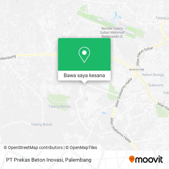 Peta PT Prekas Beton Inovasi
