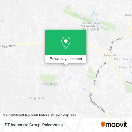 Peta PT Indosurta Group