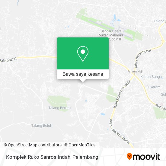 Peta Komplek Ruko Sanros Indah