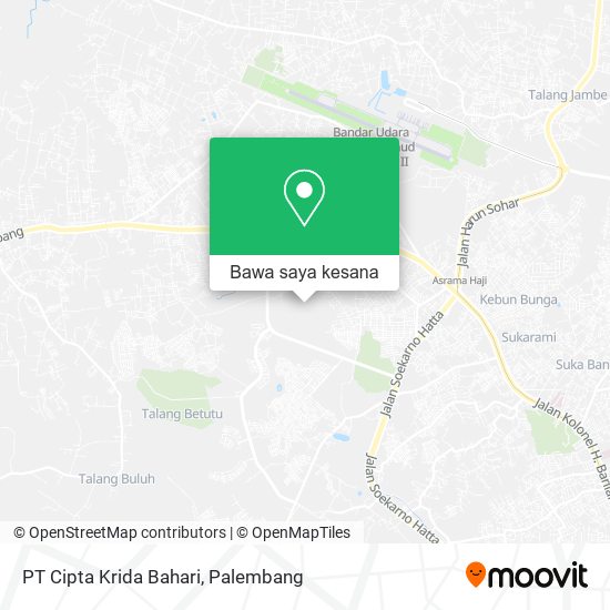 Peta PT Cipta Krida Bahari
