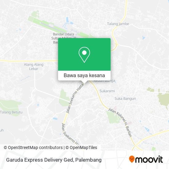 Peta Garuda Express Delivery Ged