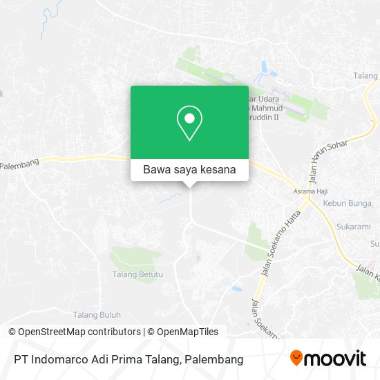 Peta PT Indomarco Adi Prima Talang