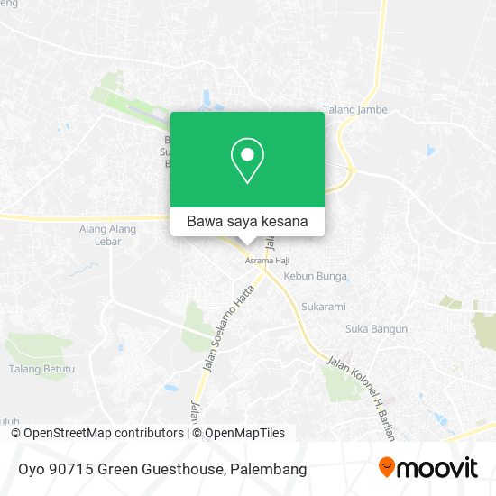 Peta Oyo 90715 Green Guesthouse