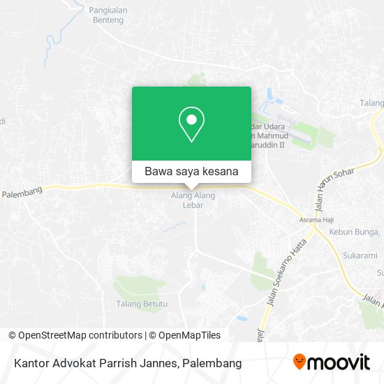 Peta Kantor Advokat Parrish Jannes
