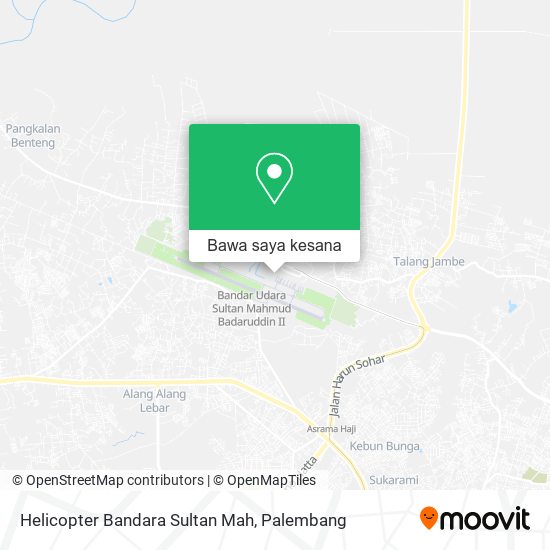 Peta Helicopter Bandara Sultan Mah