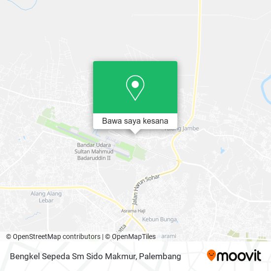 Peta Bengkel Sepeda Sm Sido Makmur