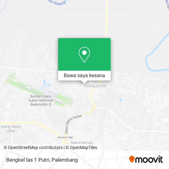 Peta Bengkel las 1 Putri