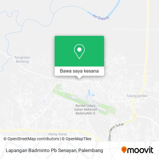 Peta Lapangan Badminto Pb Senayan