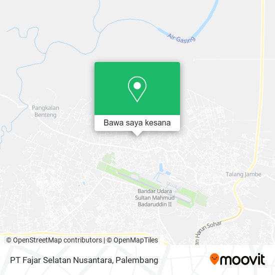 Peta PT Fajar Selatan Nusantara