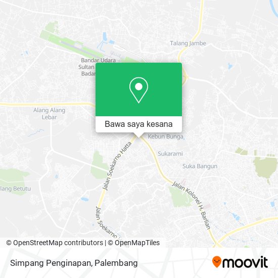 Peta Simpang Penginapan