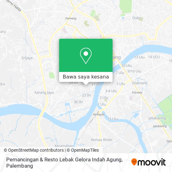 Peta Pemancingan & Resto Lebak Gelora Indah Agung