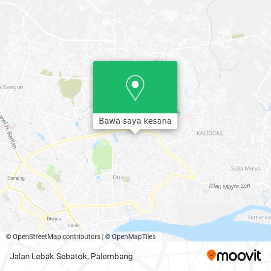 Peta Jalan Lebak Sebatok