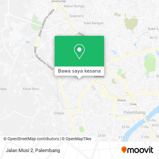 Peta Jalan Musi 2