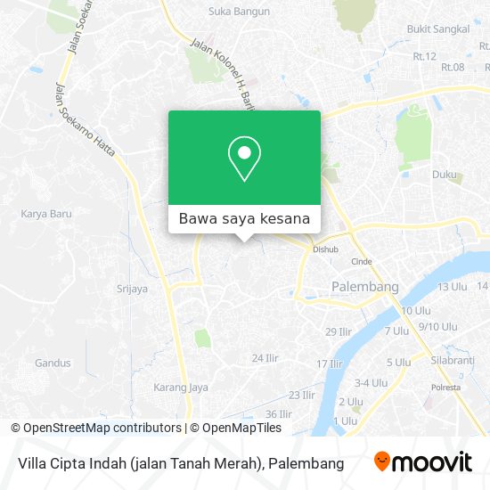 Peta Villa Cipta Indah (jalan Tanah Merah)