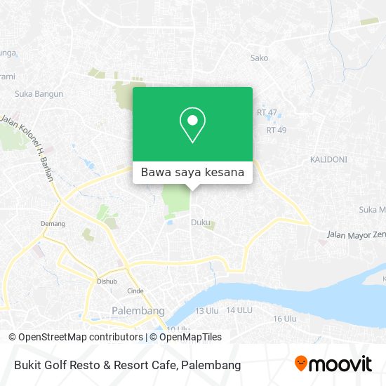 Peta Bukit Golf Resto & Resort Cafe