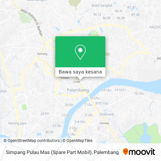 Peta Simpang Pulau Mas (Spare Part Mobil)