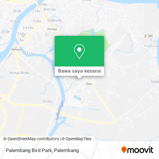 Peta Palembang Bird Park