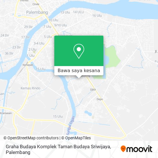 Peta Graha Budaya Komplek Taman Budaya Sriwijaya