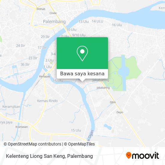 Peta Kelenteng Liong San Keng