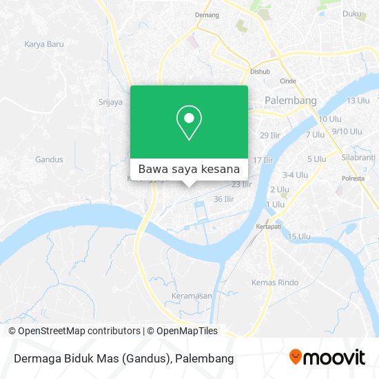 Peta Dermaga Biduk Mas (Gandus)