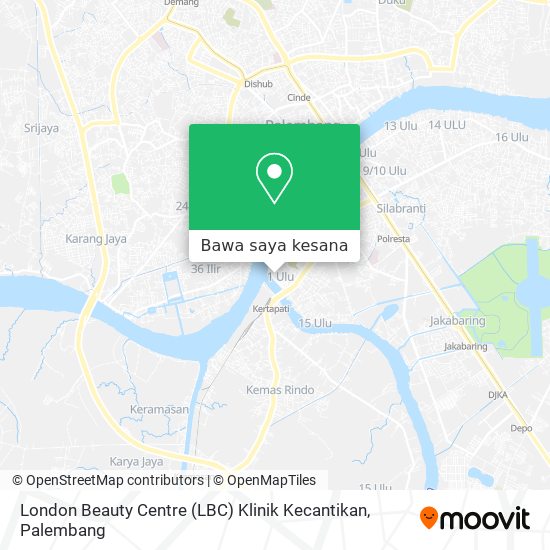 Peta London Beauty Centre (LBC) Klinik Kecantikan