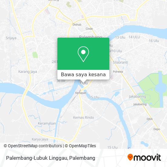 Peta Palembang-Lubuk Linggau