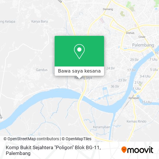 Peta Komp Bukit Sejahtera "Poligon" Blok BG-11