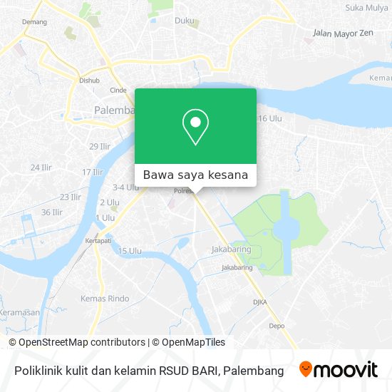 Peta Poliklinik kulit dan kelamin RSUD BARI
