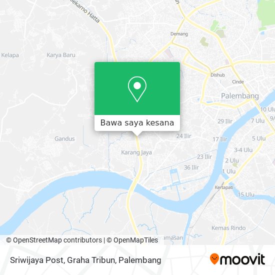 Peta Sriwijaya Post, Graha Tribun