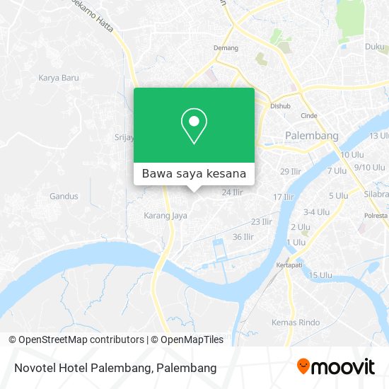 Peta Novotel Hotel Palembang